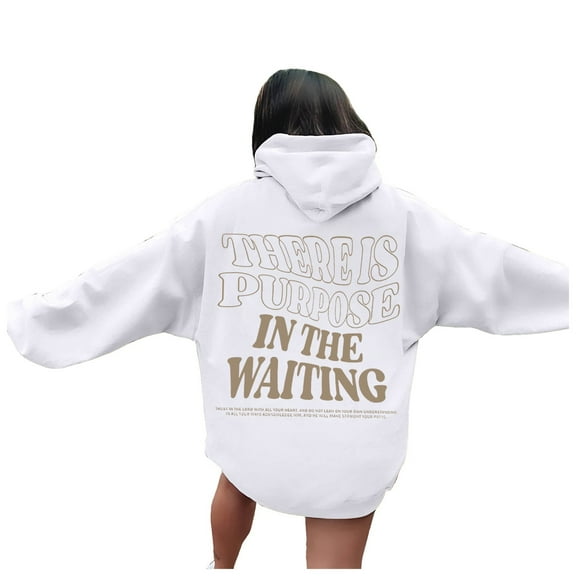 XINXIAOO Womens Sweatshirt Hoodies Long Sleeve Hoodie Pullover Hoodie Sweatshirt Soft Hoodie White Sweater Winter Tops Trendy Clothes for Teen Girls