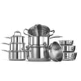 thumbnail image 1 of Ambiente 15 Piece Stainless Steel Cookware Set, 1 of 3