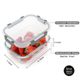 thumbnail image 6 of KORDISEN 5-Pack 36oz Glass Food Storage Containers with Gray Lids, Glass Meal Prep Containers for Leftovers, Lunch and Food Storage, 6 of 6