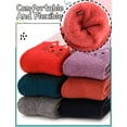 thumbnail image 3 of Husfou Winter Wool Socks for Kids - Warm Crew Socks Thick Cozy Thermal Socks for Toddlers Boys Girls, 6 Pairs, 3 of 6