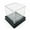 Black, variant on Ettsollp Baseball Display Box Transparent Baseball Display Case with Stable Base Uv-resistant Protection Multifunctional Storage Box for Baseballs