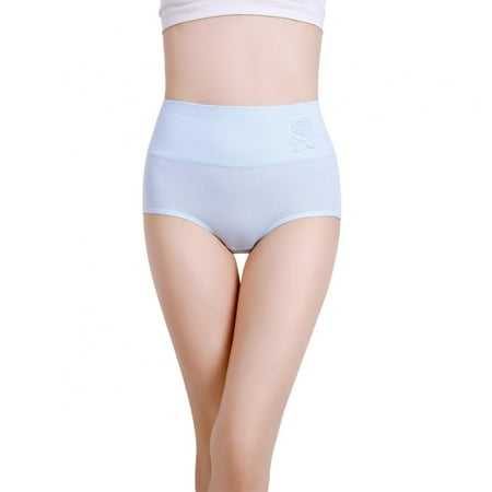 Womens Cotton Underwear High Waist Postpartum Panties Full Coverage Soft Comfortable Briefs Panty