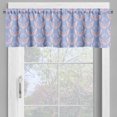 thumbnail image 2 of Ambesonne Wings Print Window Valance, Innocent Symmetry Love, 54" X 12", Lavender Blue and Dried Rose, 2 of 5