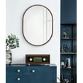 thumbnail image 6 of Kate and Laurel Caskill Mid-Century Capsule Wall Mirror, 18 x 24, Bronze, Modern Decorative Mirror for Wall, 6 of 7