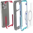 thumbnail image 3 of Funda GHOSTEK Atomic para iPhone 15 PRO MAX Aluminio Prismatic Transp MagSafe, 3 of 8