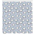 thumbnail image 3 of Ambesonne Narwhal Shower Curtain, Cartoon Whales, 69"Wx84"L, Multicolor, 3 of 3