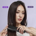 thumbnail image 4 of Digital Display Hair Straightening Comb Anti-Scald Flat Iron Heating Curler for Home/Travel, 4 of 5