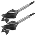 thumbnail image 1 of 2 brocas para carpintería herramienta de corte de vástago hexagonal de 4 ranuras Fulte juego de herramientas de kits de herramientas eléctricas broca de barrena de sierra de ANGGREK Otros, 1 of 8