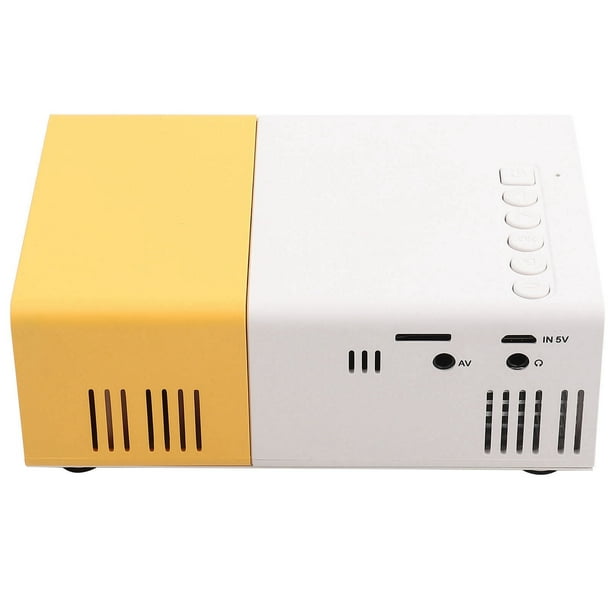 Mini Proyector LED Portátil Compatible Con 1080p, VGA USB, Diseño Pequeño y Portátil, Para Entretenimiento en Cine en Casa