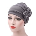 thumbnail image 2 of Windfall Women Turban Rose Flower Caps Elastic Beanie Headscarf Vintage Headwrap Hats, 2 of 7