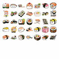 thumbnail image 6 of 35pcs Cute Animal Stickers Sushi Funny Kids Stickers DIY Stationery Stickers for Luggage Laptop Fridge, 6 of 9