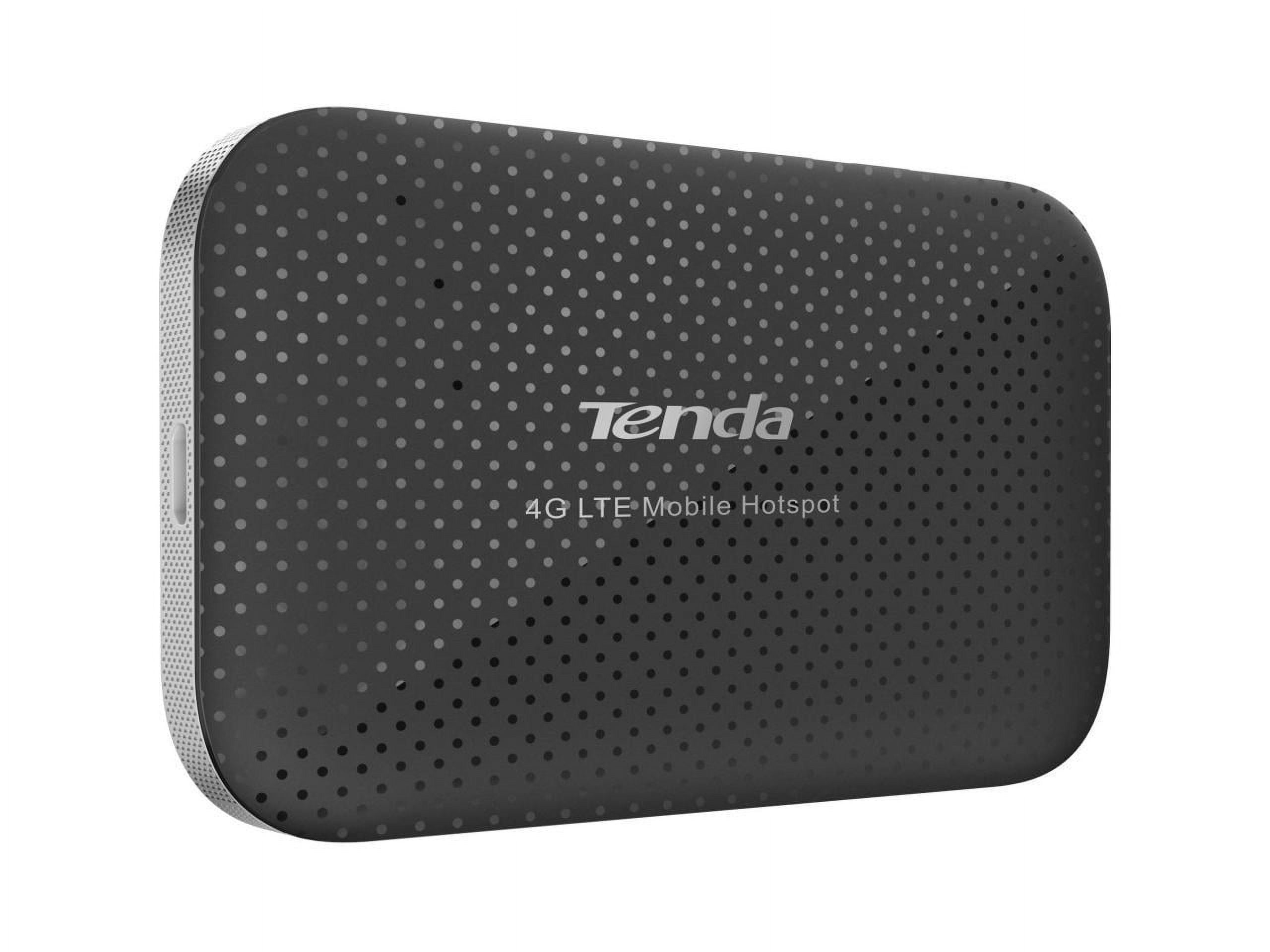 Tenda 4G Mobile Hotspot, 4G LTE Cat4 150Mbps MiFi Device, 4G Router, Support USB Interface Charging|2100 MAh Battery, No Configuration Required (4G185), Black