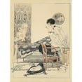 thumbnail image 3 of René Vincent 12x14 Black Modern Framed Museum Art Print Titled - Parisian Life, 3 of 5