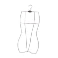 thumbnail image 2 of Percha de trajes de baño para niños, estante de organizador, soporte de exhibición, estante de trajes de baño para niños para ventanas de vestuario de Plata, 2 of 9