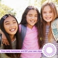 thumbnail image 4 of QUMENEY 24 Pieces Double Grip Hair Clips Metal Snap Hair Clips Women Hair Barrettes for Hair Making, Salon Supplies (Light Purple, 2 Inch), 4 of 7