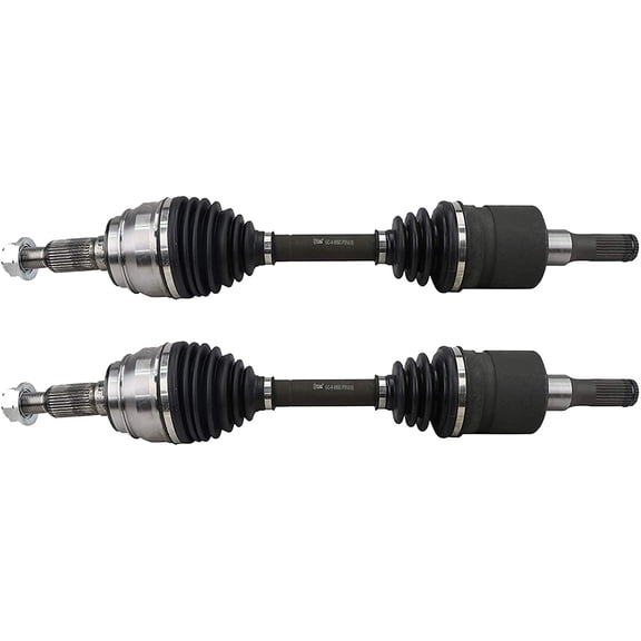 Bodeman Pair 2 Front CV Axle Drive Shaft Assembly (Driver & Passenger Side) for 2006-2010 Hummer H3/ 2009-2010 Hummer H3T