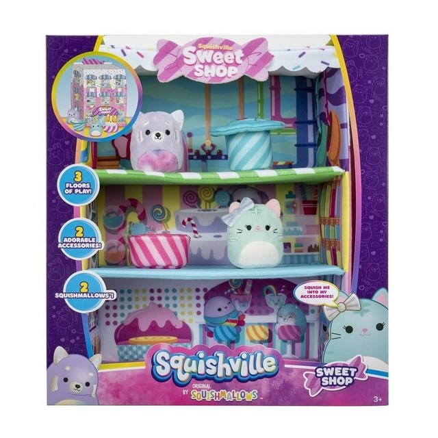 Peluche Squishville Playset de Peluche Tienda de Dulces