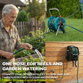 thumbnail image 4 of Flexible Garden Hose for Tight Spaces: 2FT Female to Female Short Water Hose for Outdoor Faucet Y Splitter with 2 Rubber Washers - Lead-Free and Lightweight, 4 of 8
