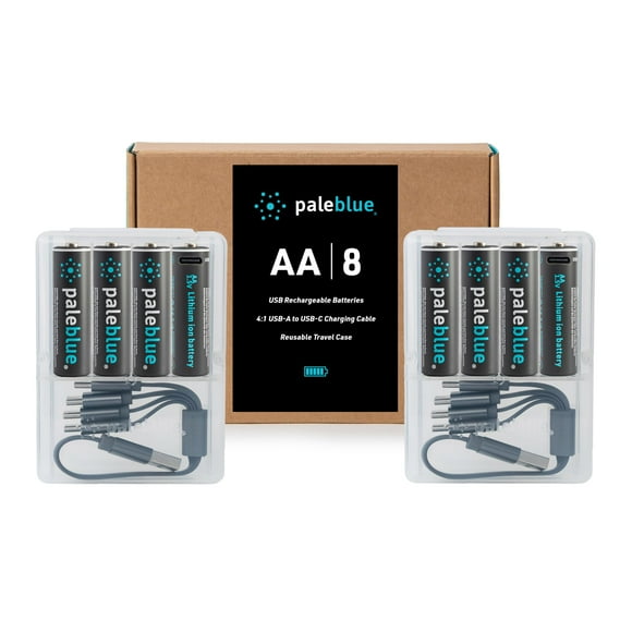 Pilas AA recargables paleblue 2550 mWh 1,5 V (paquete de 8)