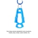 thumbnail image 2 of Clip para Guante Exteriores Seguridad Multiusos Laboral () Azul, 2 of 9