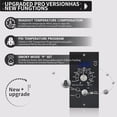 thumbnail image 2 of BAC365 Digital Thermostat Kit Compatible with Traeger Pro 34 20 22 Series Wood Pellet Smoker Grills,Thermometer Control Panel Replacement Parts with Dual Meat Probe, 2 of 7