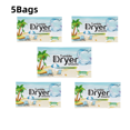 thumbnail image 1 of Dryer Sheets Bulk Natural Fabric Softener Sheets Plant Lavender Laundry Softener Naturally Removes Static Cling Drying Machine 5Bags Coconut, 1 of 6