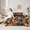 Grey Orange, variant on Homewish Animal Mallard Duck Twin Bedding Sets 7-Piece for Boys Girls,Abstract Camouflage Camo Bedding Comforter Set Microfiber,Retro Vintage Aesthetic Breathable Sheet Sets