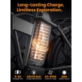 thumbnail image 4 of ESKUTE D300 Electric Bike for Adults, Folding Ebike with 750W Motor 20MPH, 48V 20.8Ah Removable Battery, 20"x4.0" Fat Tires, NFC Unlock,Gray with Phonebag & Lock, UL2849 Class 2, 4 of 7