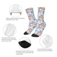 thumbnail image 3 of Rocae Unicorn DoingYoga for Girls Boys Crew Socks,Children's Socks, Kids Socks, Toddler Socks: Daily Wear with Kids School Uniform, 3 of 5