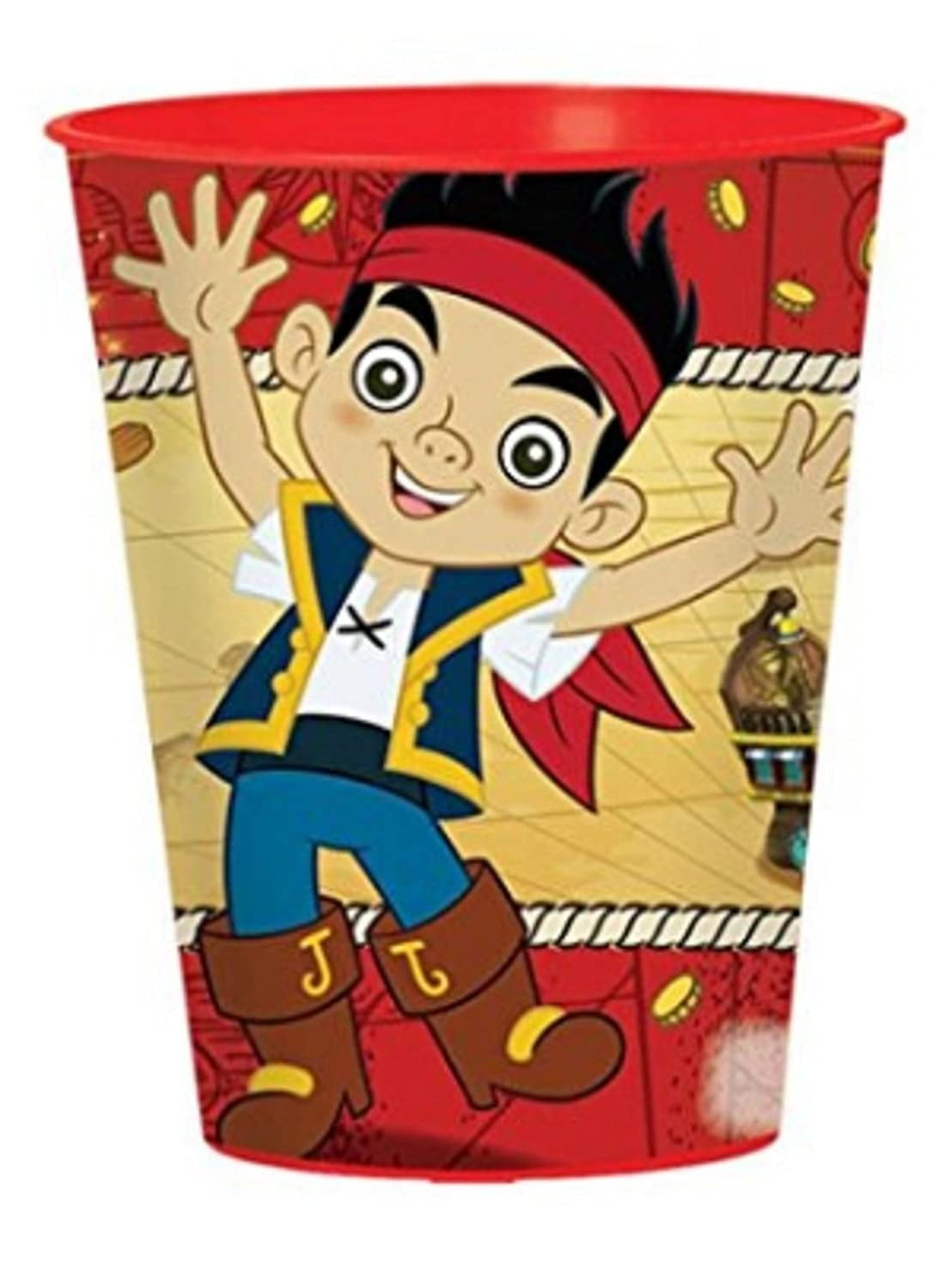 12X Jake and the Neverland Pirates Plastic 16 oz Reusable Keepsake