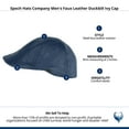 thumbnail image 5 of Epoch Hats Company  Faux Leather Duckbill Ivy Cap (Men), 5 of 5