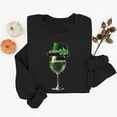 thumbnail image 5 of St. Patrick's Day Sweatshirts Shamrock Clover Print Shirts Casual Irish Gift Long Sleeve Loose Fit Tops, 5 of 6