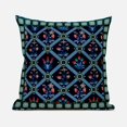 thumbnail image 4 of Mughal Art Indoor/Outdoor Pillow in Indigo Green Red 18x18, 4 of 4