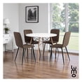 thumbnail image 4 of Set de 2 Sillas para Comedor Respaldo Alto Velvet Acolchadas cafe, 4 of 7