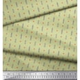 thumbnail image 2 of Soimoi Rayon Fabric Curve Diamond & Clock Tower Architectural Print Fabric by the Yard 42 Inch Wide, 2 of 3