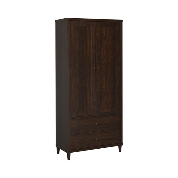 Tall Accent Cabinet 2-Door Storage Cabinet with Shelves & Drawers, 6ft High Modern Cabinet