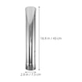 thumbnail image 2 of OHOIOLLA 2Ud Tubo De Para De En Acero Inoxidable Con Conexión Flexible Para Tiendas, 2 of 8