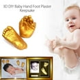 thumbnail image 3 of 1 Set Baby 3d Hand Foot Printing Mold Powder Plaster Casting Kit Handprint Footprint Keepsake Gift Baby Growth Memorial, 3 of 8