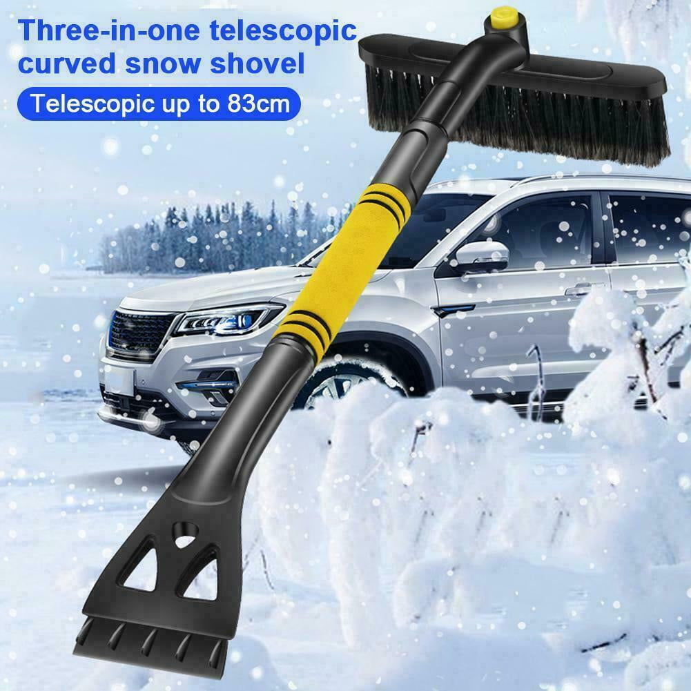 Extendable Snow Ice Scraper Car Window Retractable Shovel Clear Brush Squeegee 