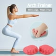thumbnail image 5 of 1 Pair Unisex Buttocks Muscle Arch Foot Yoga Fitness Arch Foot Trainer Leg Muscle Exerciser Strength Training Leg Toes Sole Correction WHITE, 5 of 8