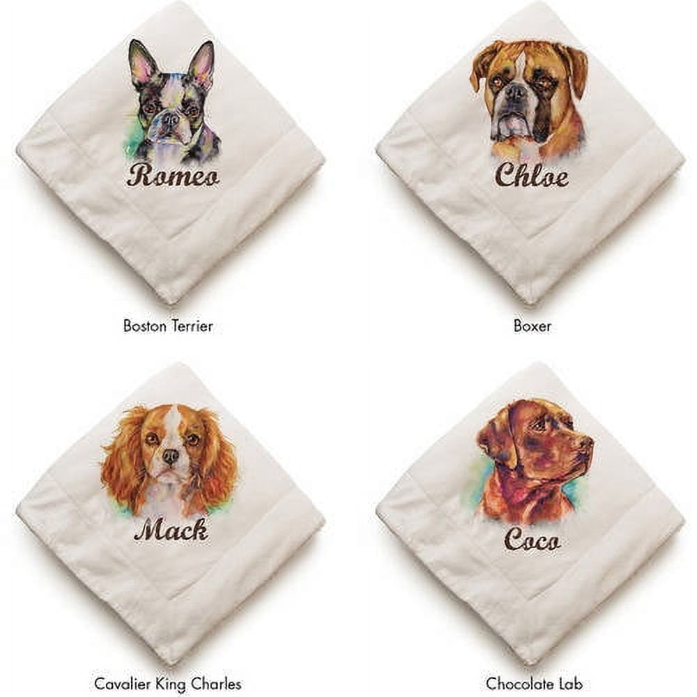 Dog Breeds Personalized Sherpa Blanket