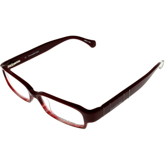 Ermenegildo Zegna Eyeglasses Frame Unisex Rectangular VZ3504 0958 Brown