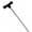 White, variant on Stick It Anchor Pin for shallow water- 5.5' Black Kayak Anchor Pin Only