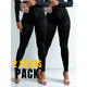 thumbnail image 4 of Set De 2 Legging Mujer Mallones Unitalla Leggins Mayon Mallas Térmico, 4 of 6
