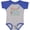 Baseball Heather and Royal, variant on Inktastic Rugby Player Like Daddy Boys or Girls Baby Bodysuit