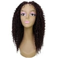 thumbnail image 2 of LUXLUXE Tierra Curly 19 in Long 4x4 Hand Tied Lace Braid Braided Wig, Beauty Heat Resistant Fiber, 20+ Shades of Natural, Dip Dyed, & Blended Colors, 2 of 7