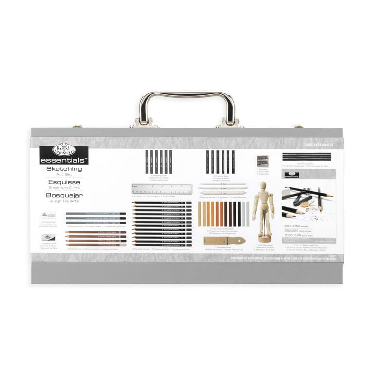 Royal & Langnickel Essentials™ 58pc Sketching Travel Art Set