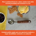 thumbnail image 6 of (2 pack) IMUSA Chef WL Stainless Steel Ice Cream Scoop with Wood Look Handle, 6 of 9