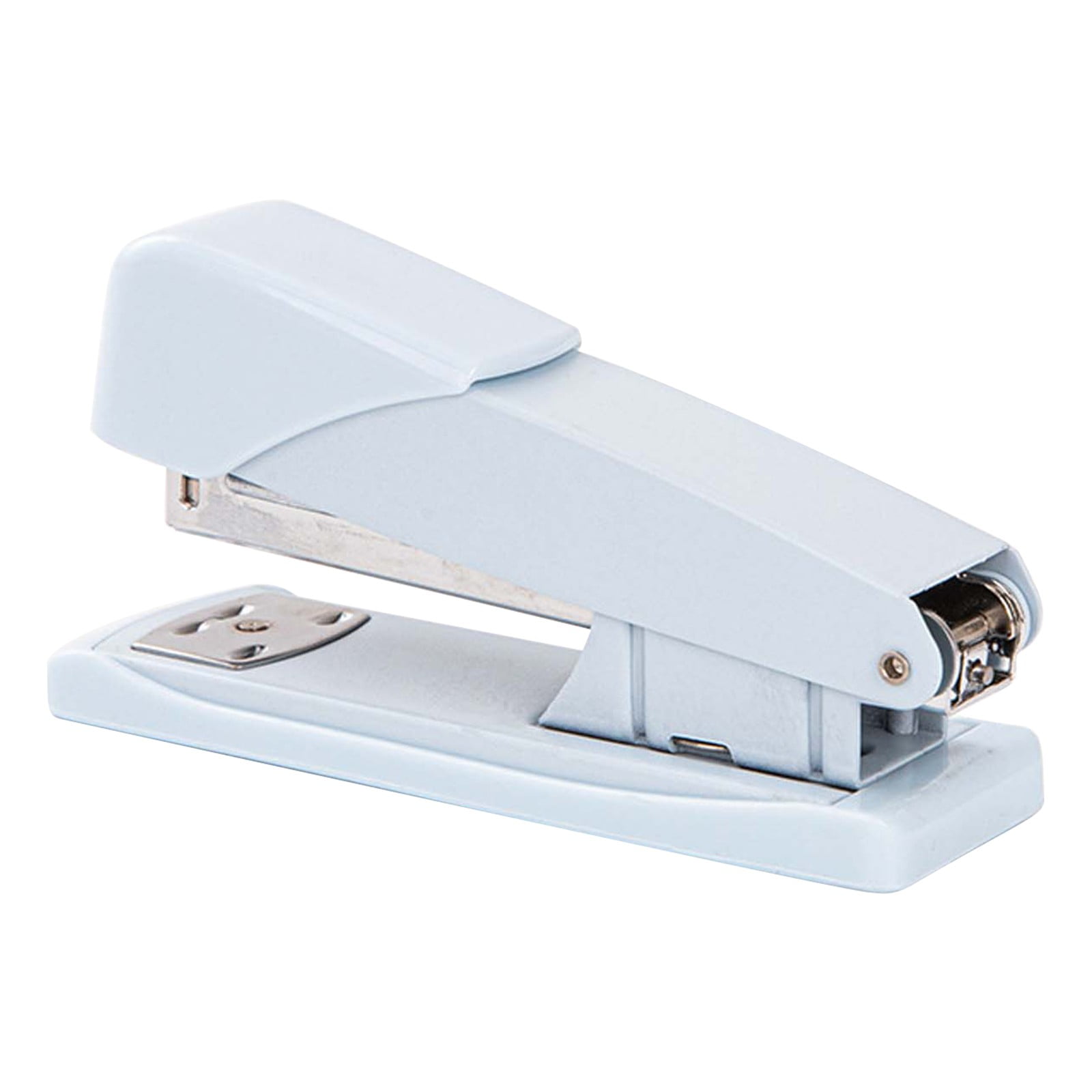 fheaev Macaron-colored Stapler Handheld Stapler Labor-saving Stapler Metal Stapler Universal Stapler Multifunctional Stapler Office Stapler Easy-to-use Stapler Efficie