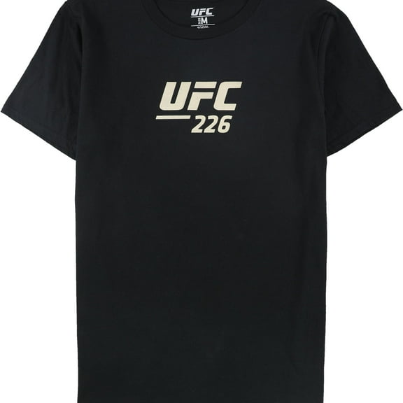 UFC Mens 226 July 7 Las Vegas The Superfight Graphic T-Shirt, Black, Medium